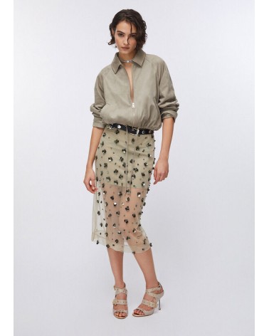 CHAQUETA DE ANTE LIU JO